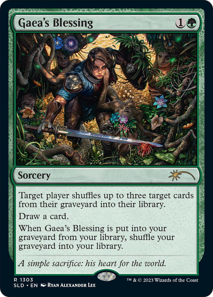 Gaea's Blessing [Secret Lair Drop Series] | Cards and Coasters CA