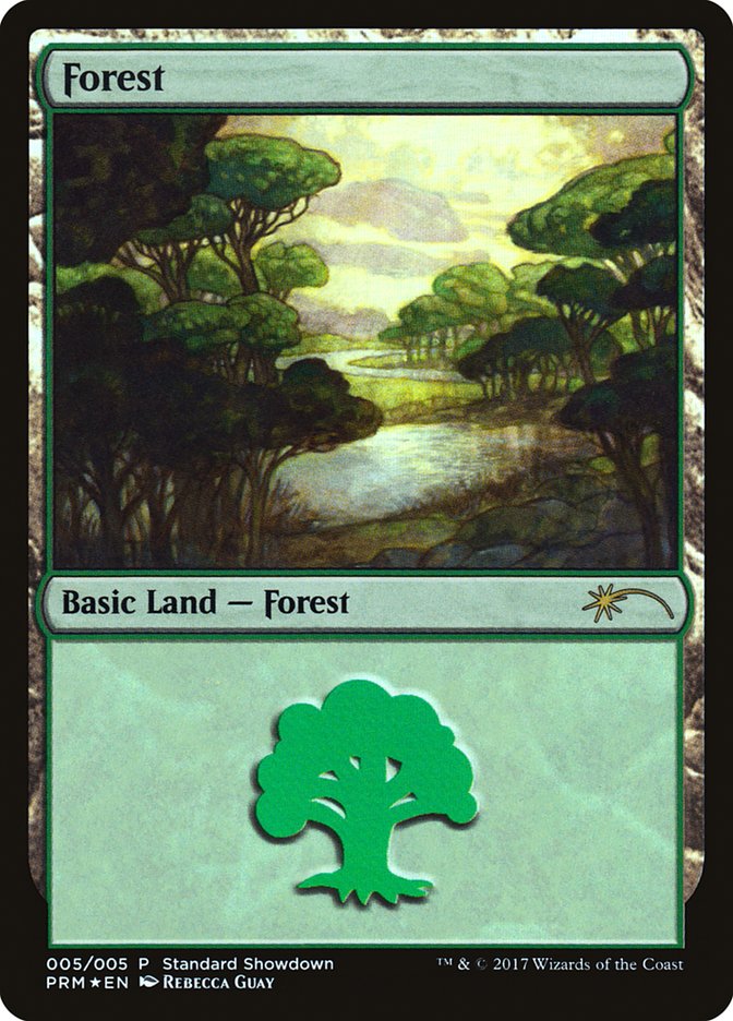 Forest (Rebecca Guay) [Standard Showdown Promos] | Cards and Coasters CA