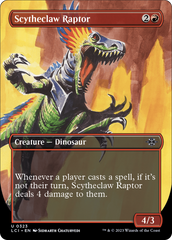 Scytheclaw Raptor (Borderless) [The Lost Caverns of Ixalan] | Cards and Coasters CA