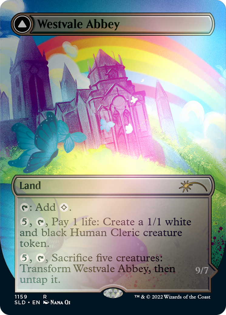 Westvale Abbey // Ormendahl, Profane Prince (Borderless) [Secret Lair: From Cute to Brute] | Cards and Coasters CA