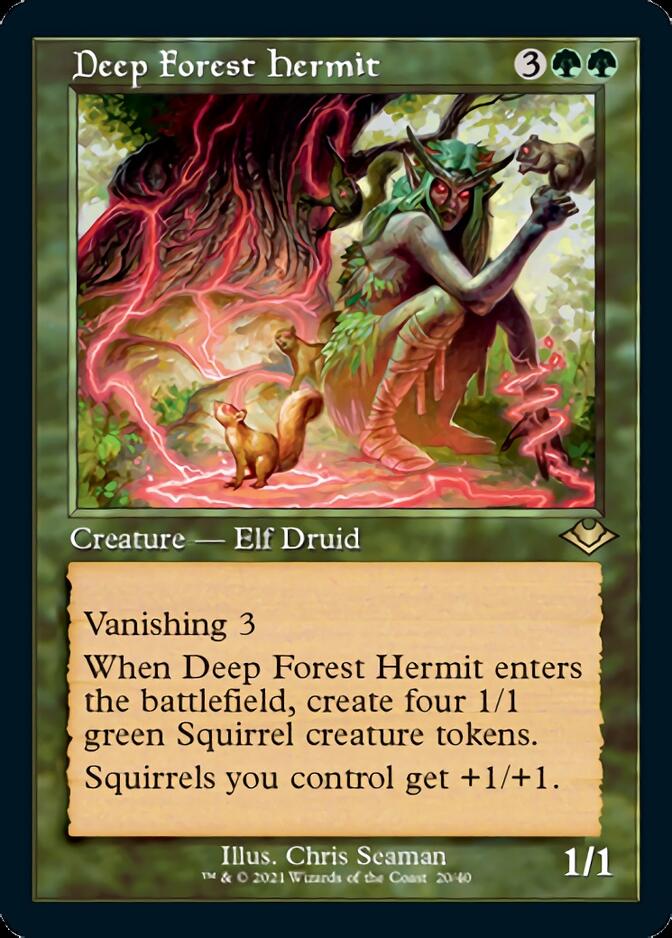 Deep Forest Hermit (Retro) [Modern Horizons] | Cards and Coasters CA