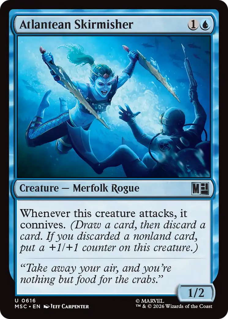 Atlantean Skirmisher [Marvel Super Heroes Commander] | Cards and Coasters CA