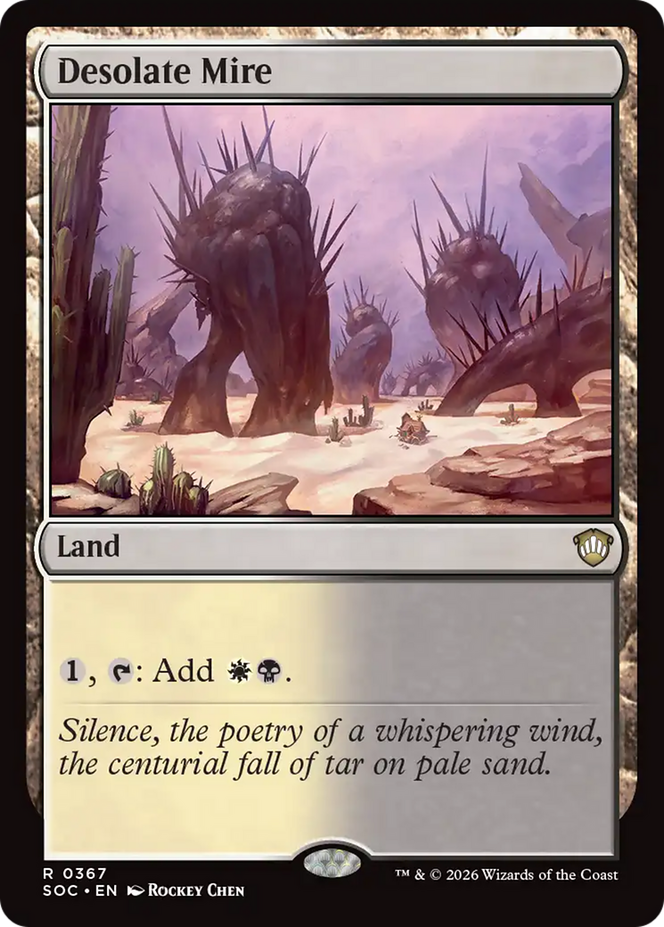 Desolate Mire [Secrets of Strixhaven Commander] | Cards and Coasters CA