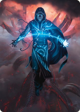 Jace, the Perfected Mind Art Card [Phyrexia: All Will Be One Art Series] | Cards and Coasters CA