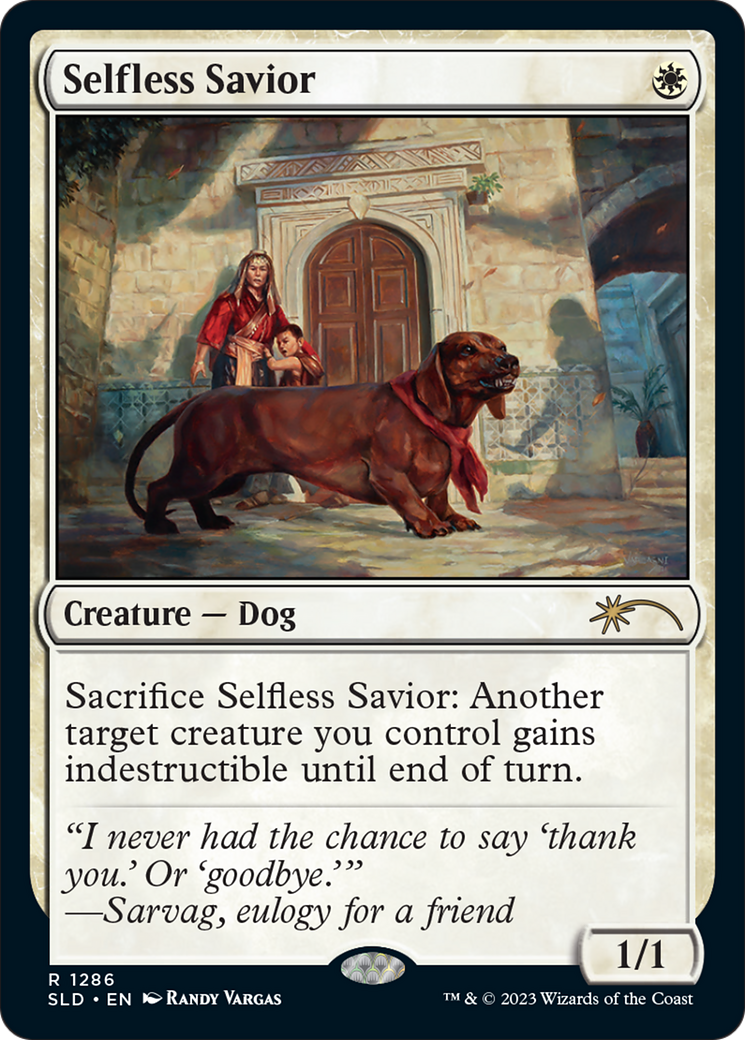 Selfless Savior [Secret Lair Drop Series] | Cards and Coasters CA