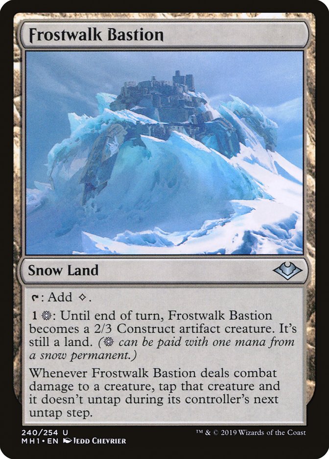 Frostwalk Bastion [Modern Horizons] | Cards and Coasters CA