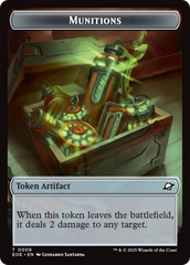 Robot // Munitions Double-Sided Token [Edge of Eternities Tokens] | Cards and Coasters CA