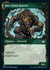 Tireless Hauler // Dire-Strain Brawler (Showcase Equinox) [Innistrad: Midnight Hunt] | Cards and Coasters CA