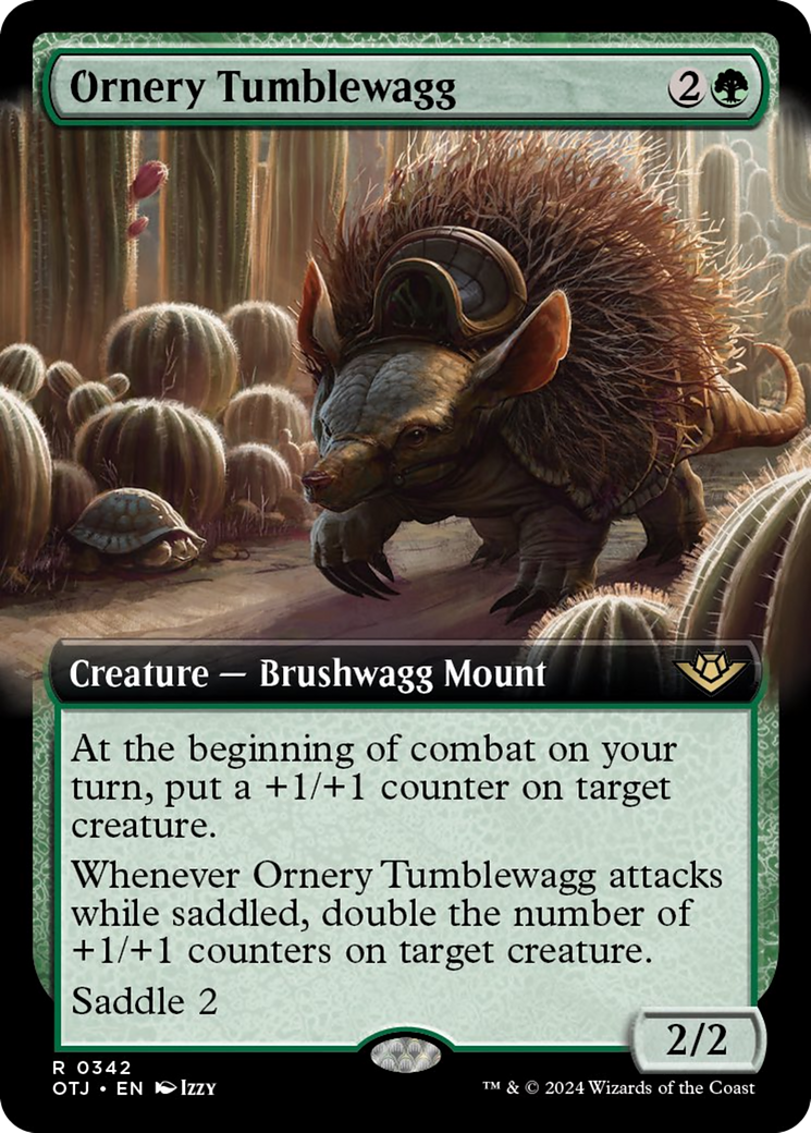 Ornery Tumblewagg (Extended Art) [Outlaws of Thunder Junction] | Cards and Coasters CA