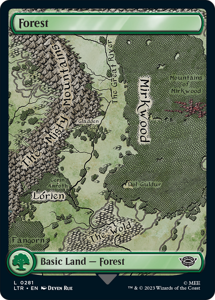 Forest (281) [The Lord of the Rings: Tales of Middle-Earth] | Cards and Coasters CA