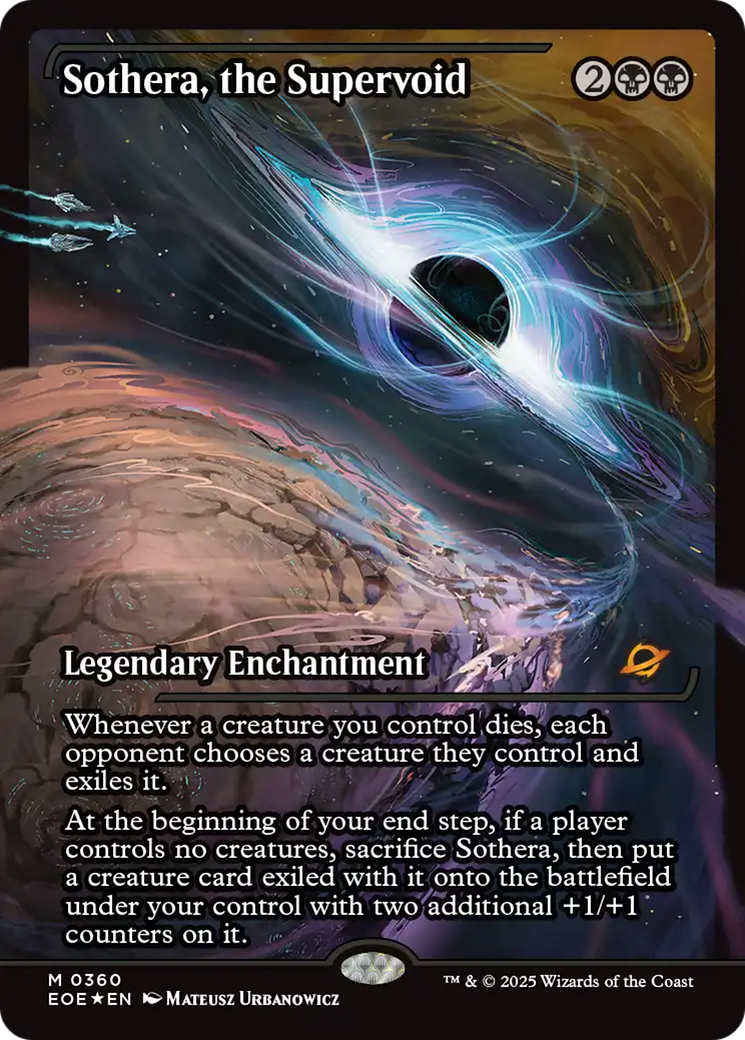 Sothera, the Supervoid (Showcase) [Edge of Eternities] | Cards and Coasters CA