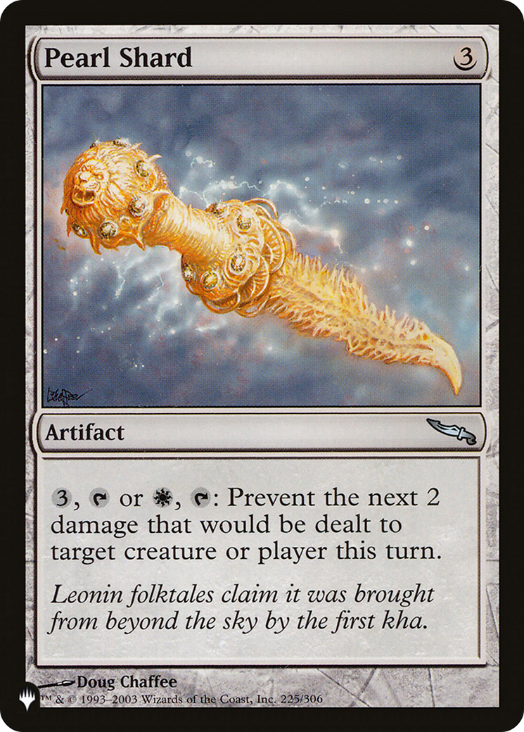 Pearl Shard [The List] | Cards and Coasters CA