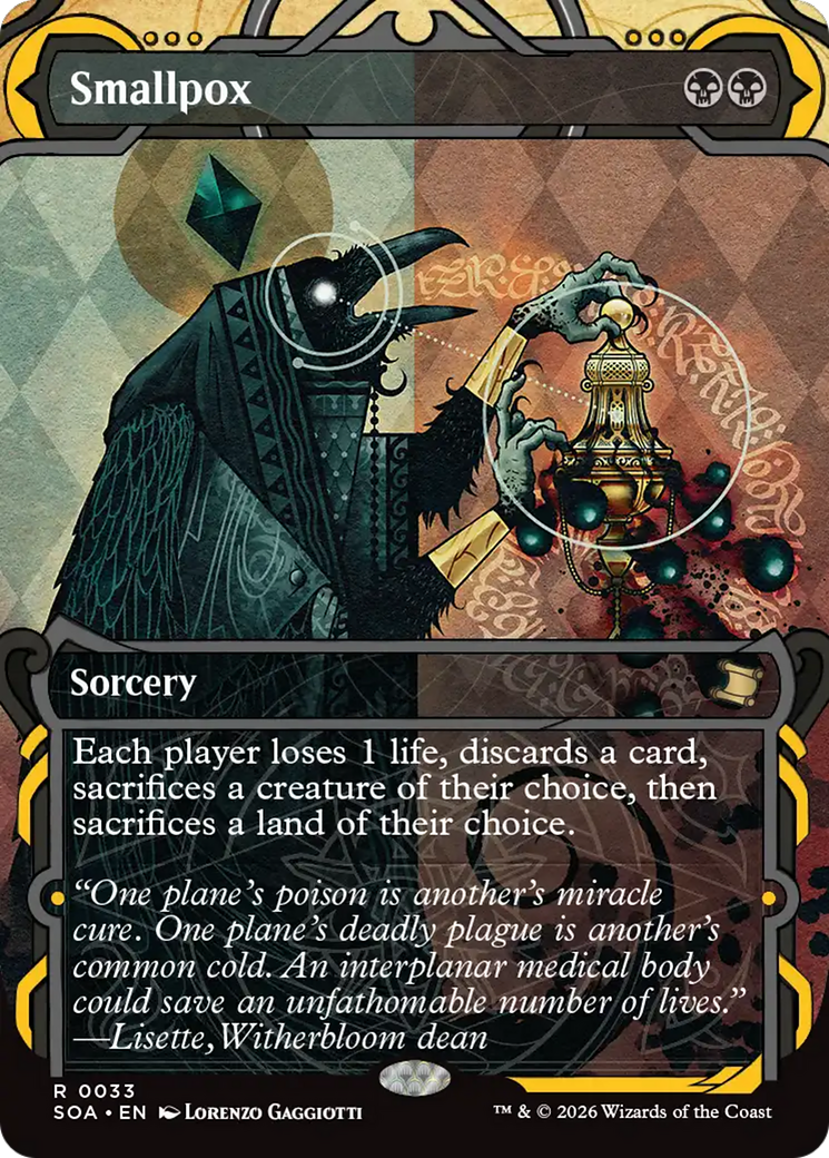Smallpox [Secrets of Strixhaven: Mystical Archive] | Cards and Coasters CA