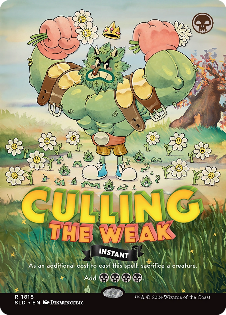 Culling the Weak (Rainbow Foil) [Secret Lair Drop Series] | Cards and Coasters CA