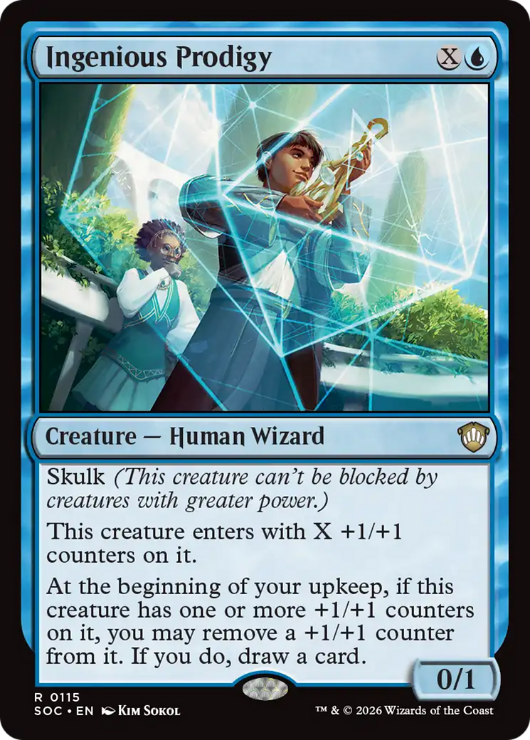 Ingenious Prodigy [Secrets of Strixhaven Commander] | Cards and Coasters CA