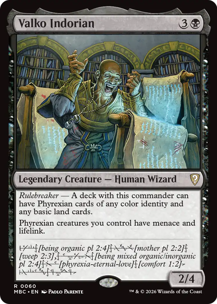 Valko Indorian [Mystery Booster: Commander Edition] | Cards and Coasters CA