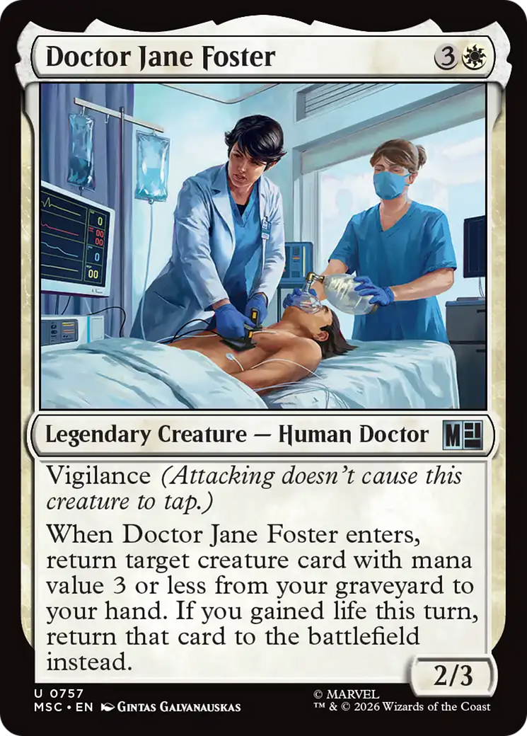Doctor Jane Foster [Marvel Super Heroes Commander] | Cards and Coasters CA