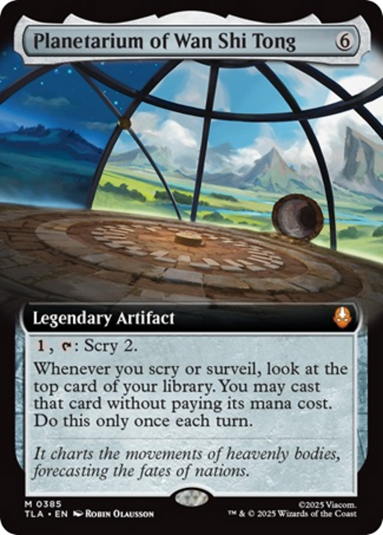 Planetarium of Wan Shi Tong (Extended Art) [Avatar: The Last Airbender] | Cards and Coasters CA