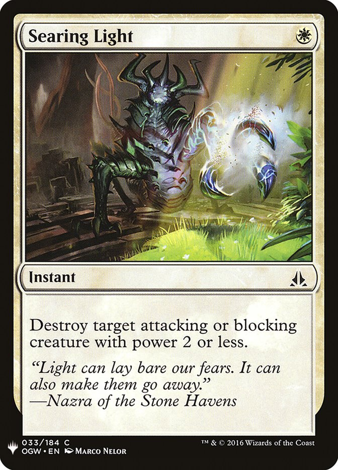 Searing Light [Mystery Booster] | Cards and Coasters CA
