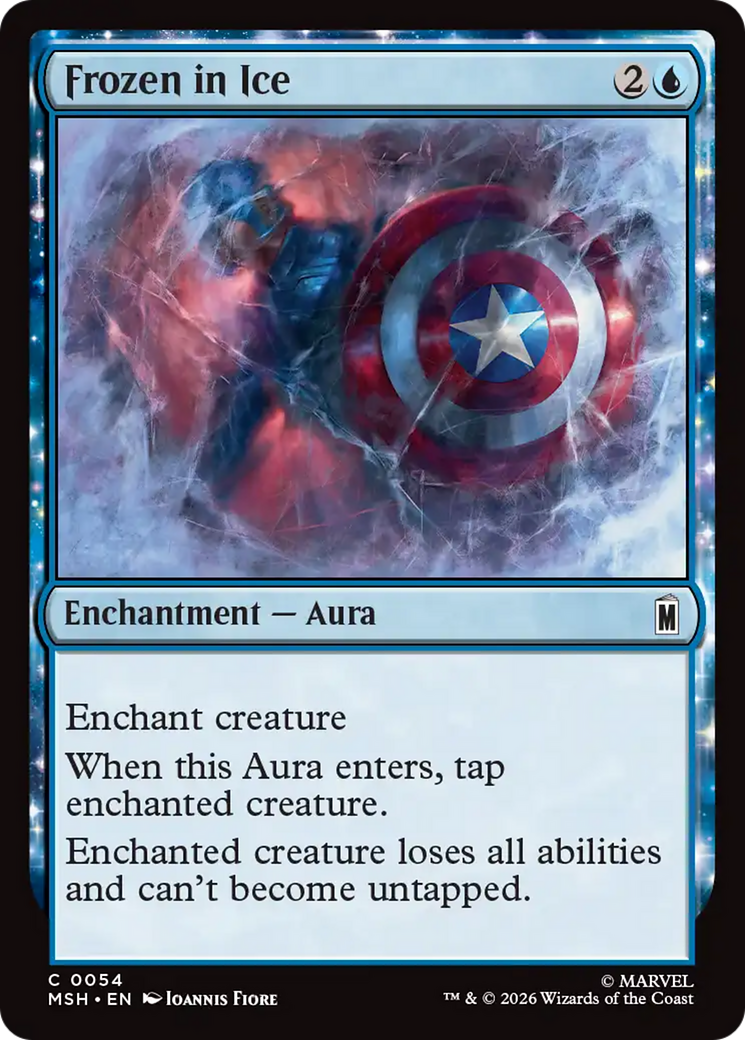 Frozen in Ice [Marvel Super Heroes] | Cards and Coasters CA