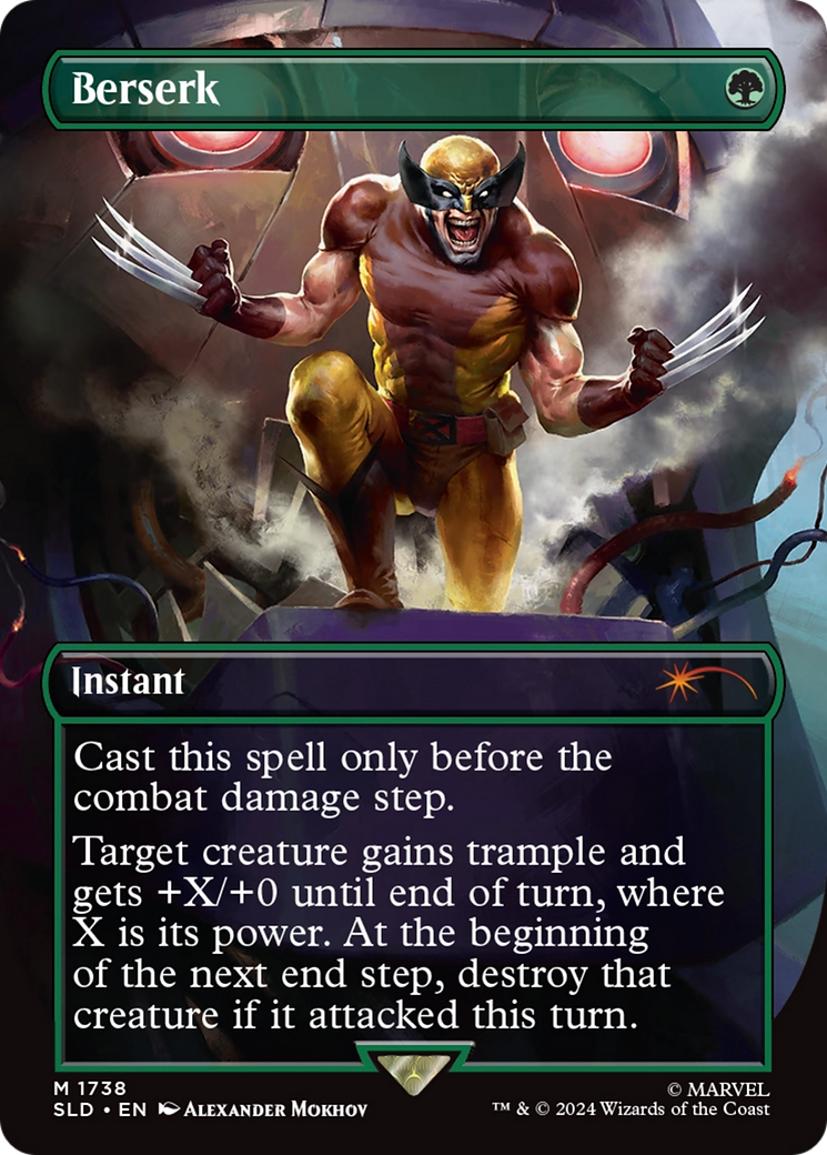 Berserk (1738) (Rainbow Foil) [Secret Lair Drop Series] | Cards and Coasters CA