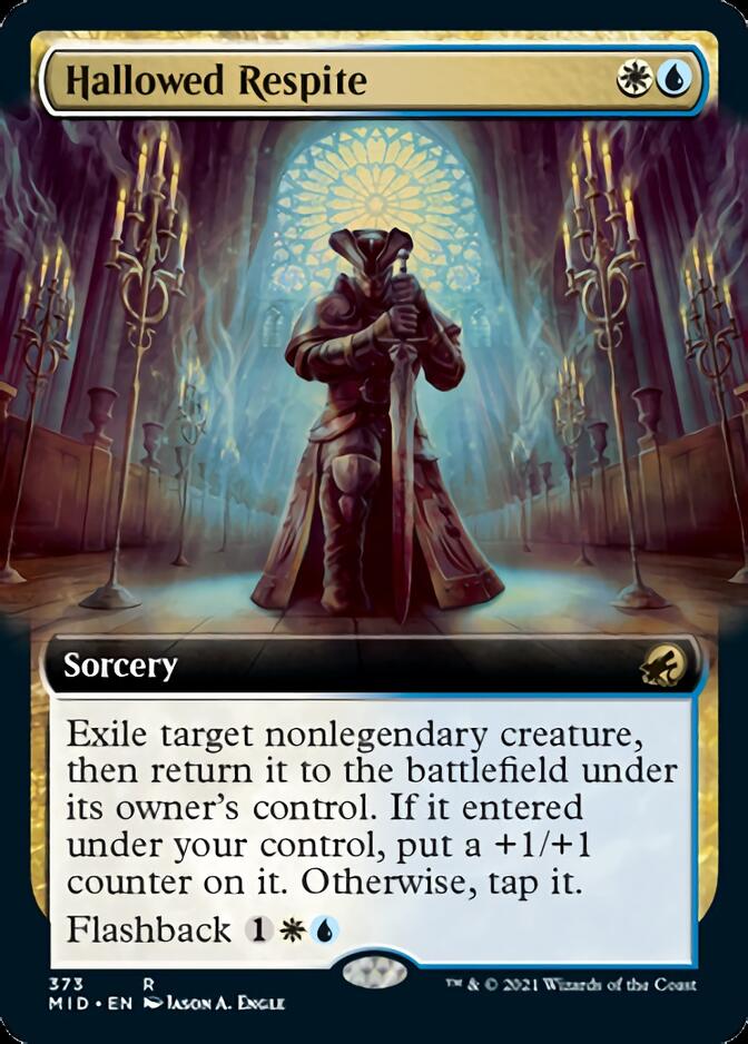 Hallowed Respite (Extended Art) [Innistrad: Midnight Hunt] | Cards and Coasters CA