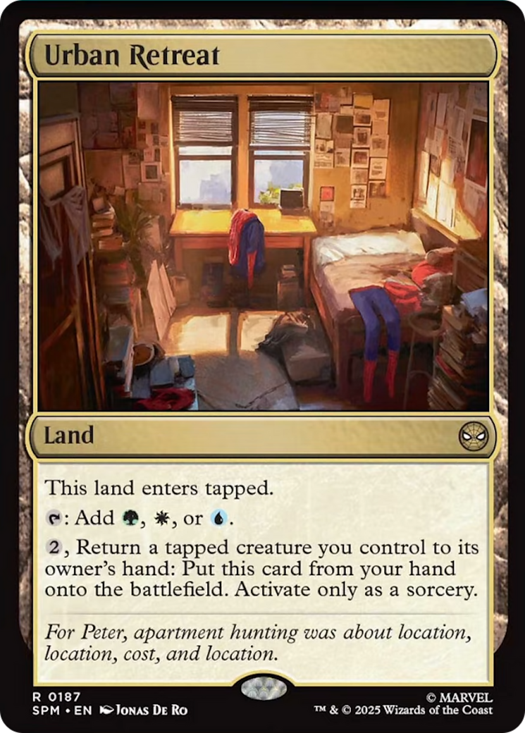Urban Retreat [Marvel's Spider-Man] | Cards and Coasters CA