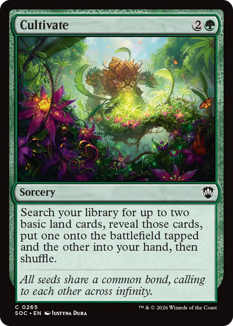 Cultivate [Secrets of Strixhaven Commander] | Cards and Coasters CA