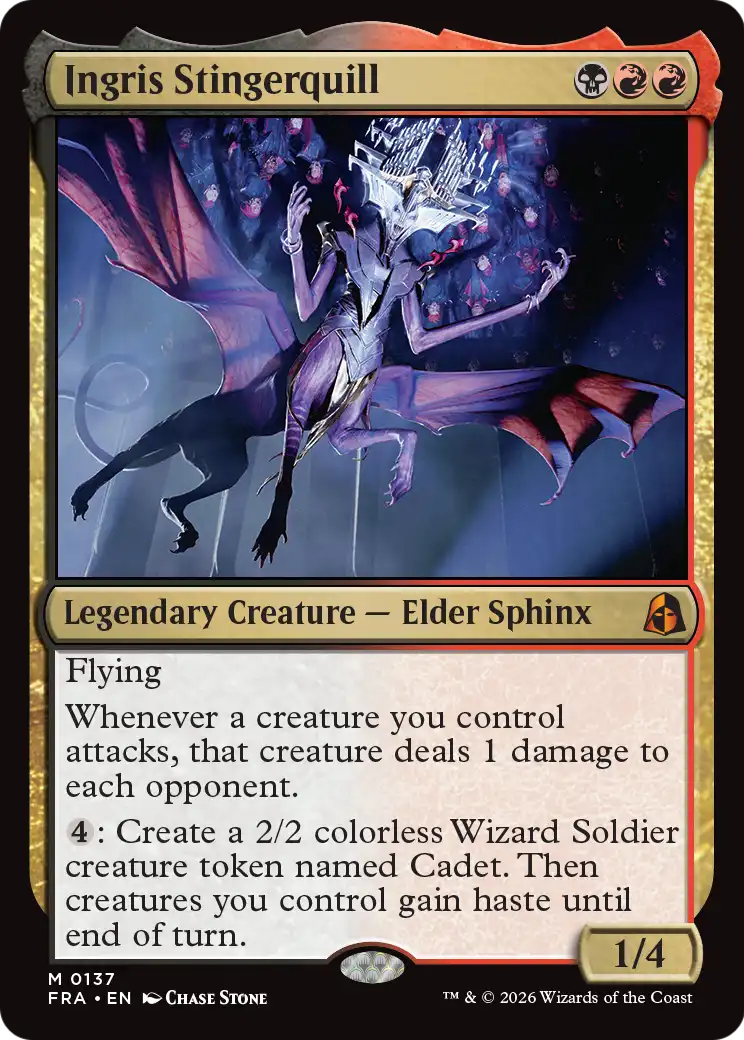 Ingris Stingerquill [Reality Fracture] | Cards and Coasters CA