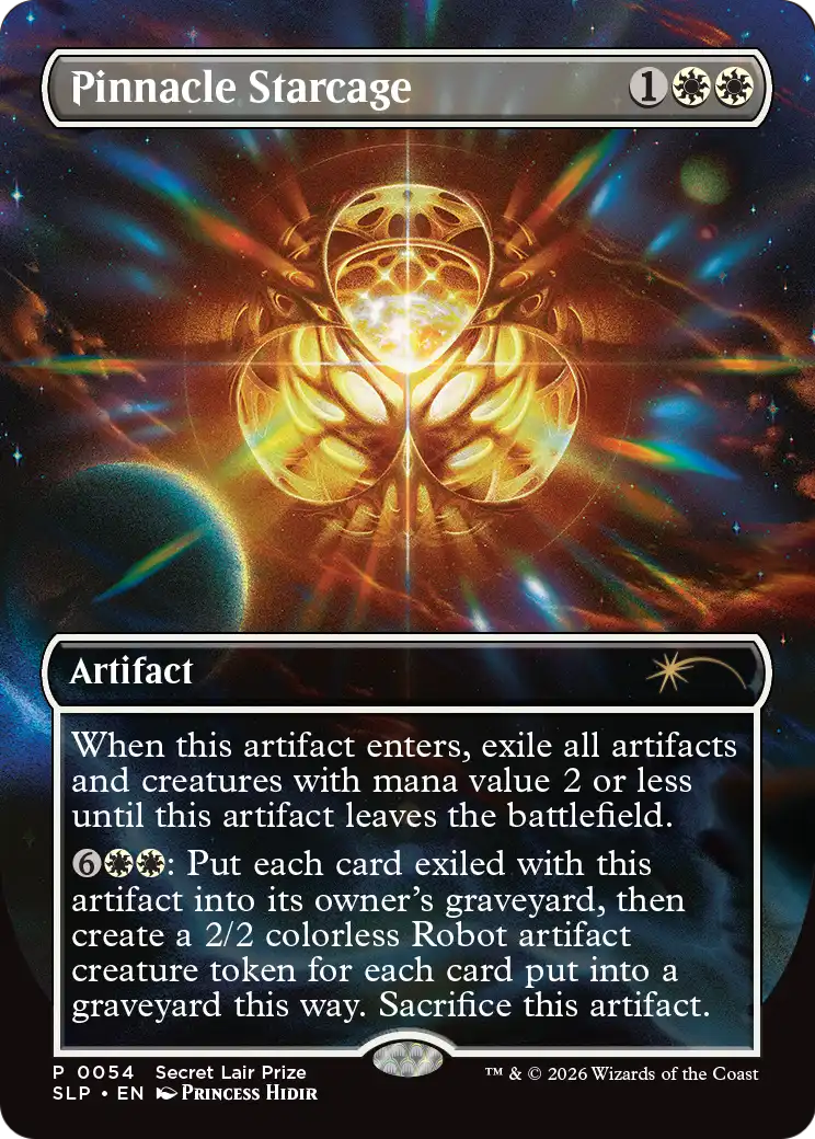 Pinnacle Starcage [Secret Lair Showdown] | Cards and Coasters CA