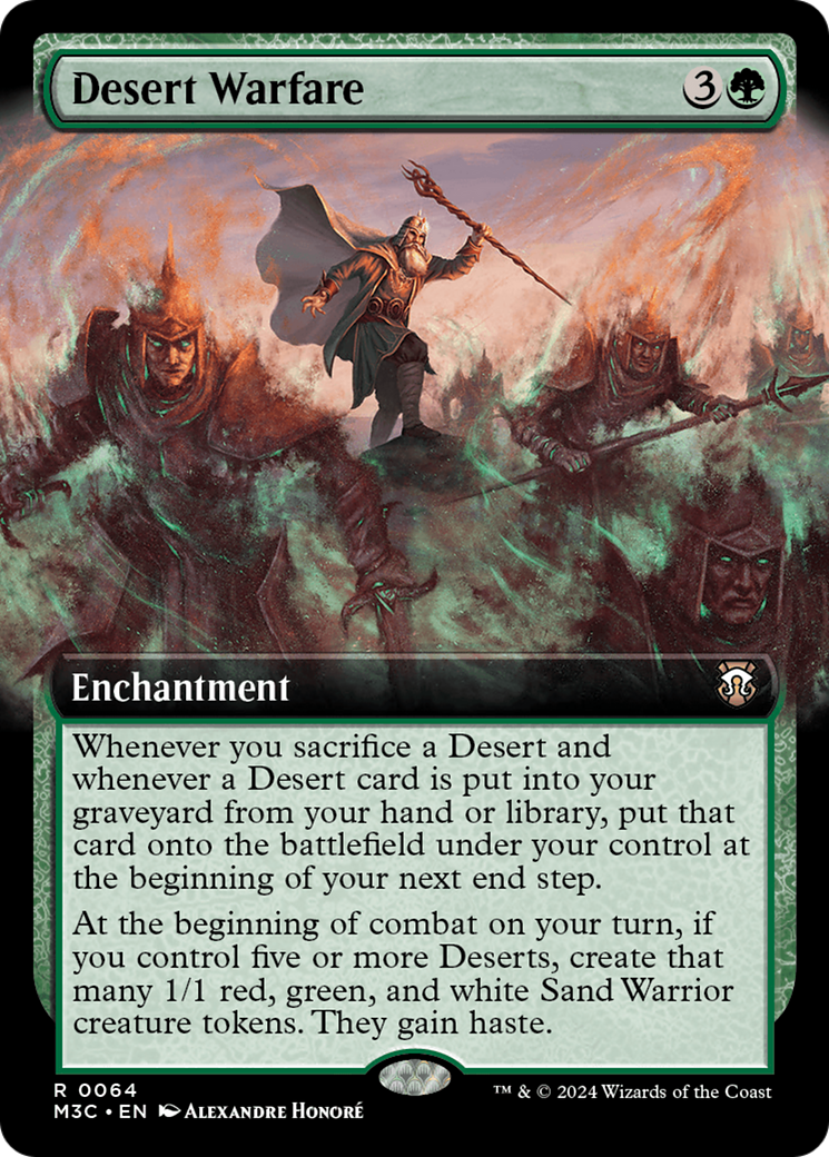 Desert Warfare (Extended Art) [Modern Horizons 3 Commander] | Cards and Coasters CA