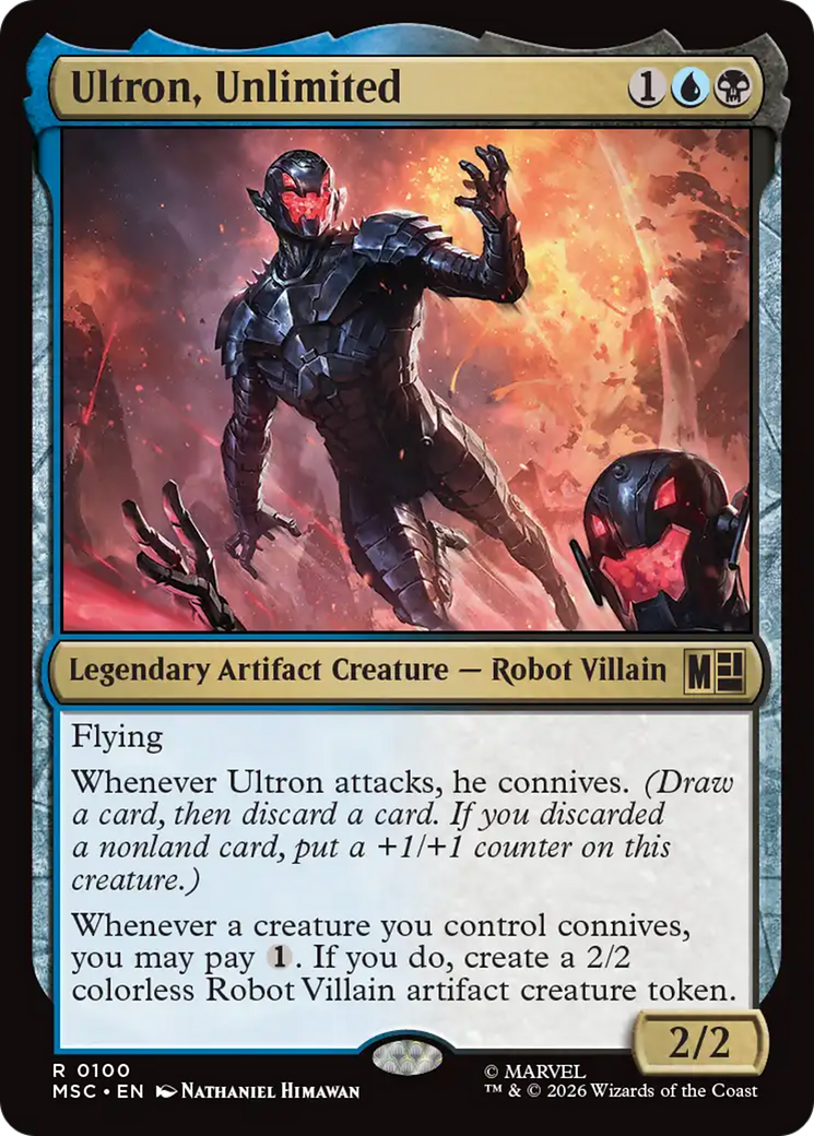 Ultron, Unlimited [Marvel Super Heroes Commander] | Cards and Coasters CA
