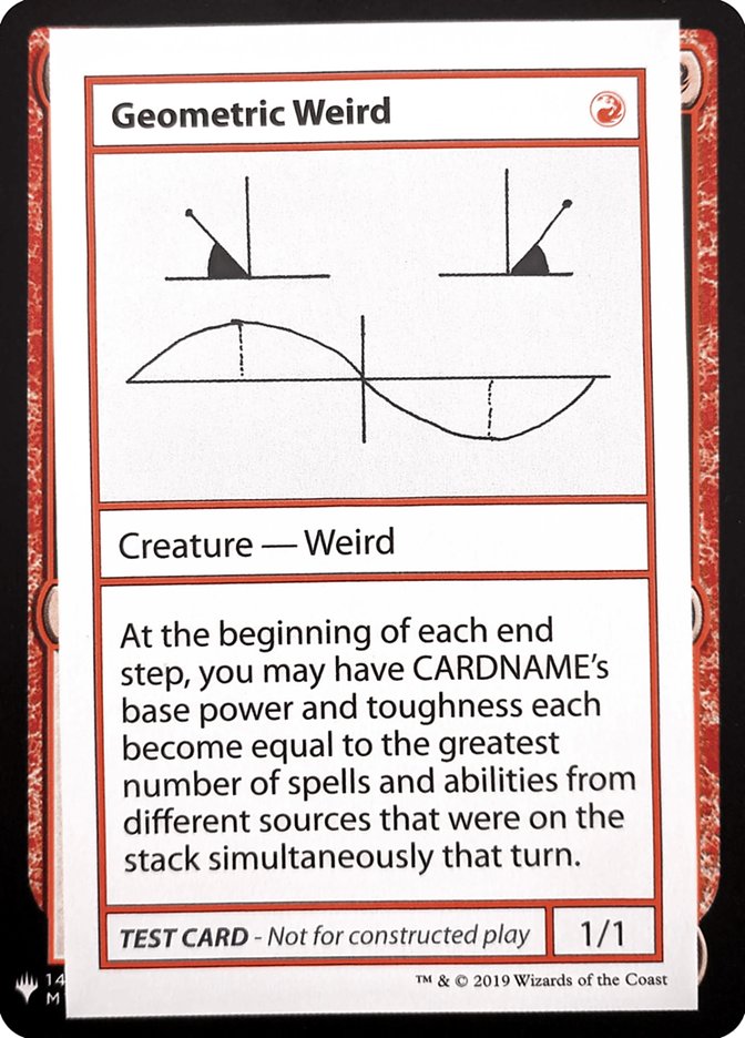 Geometric Weird [Mystery Booster Playtest Cards] | Cards and Coasters CA