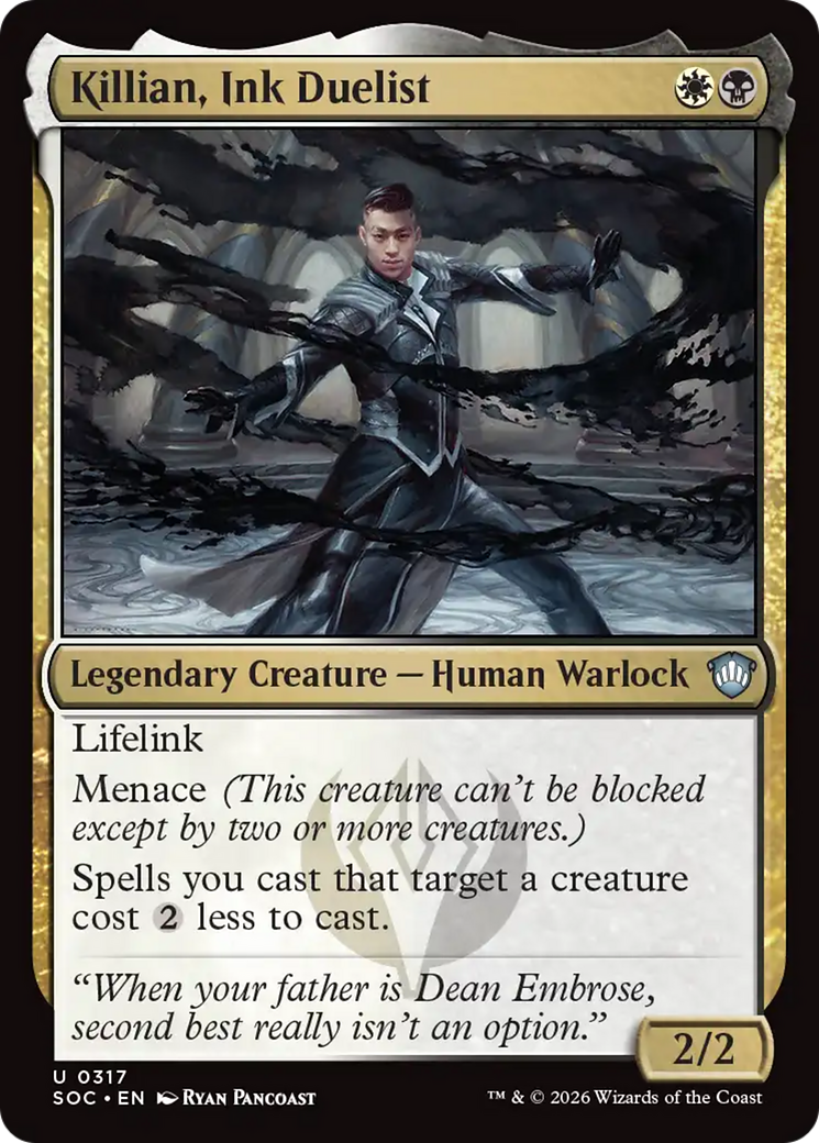 Killian, Ink Duelist [Secrets of Strixhaven Commander] | Cards and Coasters CA