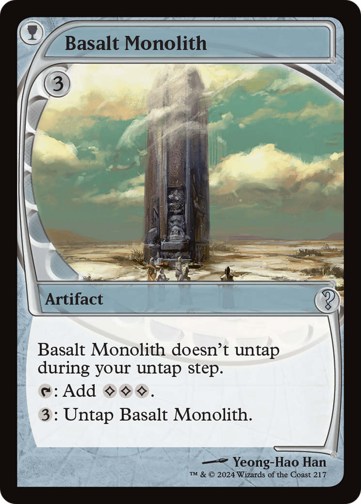 Basalt Monolith (Future Sight) [Mystery Booster 2] | Cards and Coasters CA