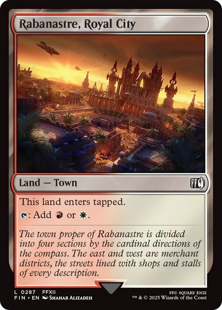 Rabanastre, Royal City [FINAL FANTASY] | Cards and Coasters CA