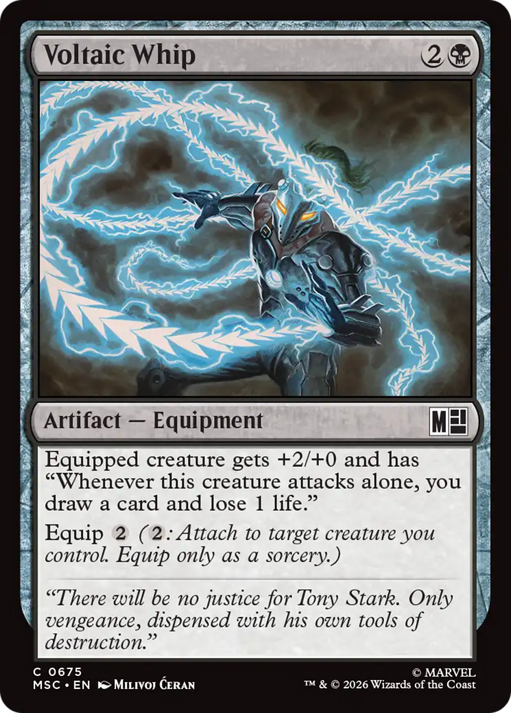 Voltaic Whip [Marvel Super Heroes Commander] | Cards and Coasters CA