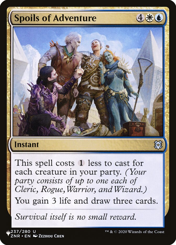 Spoils of Adventure [The List] | Cards and Coasters CA
