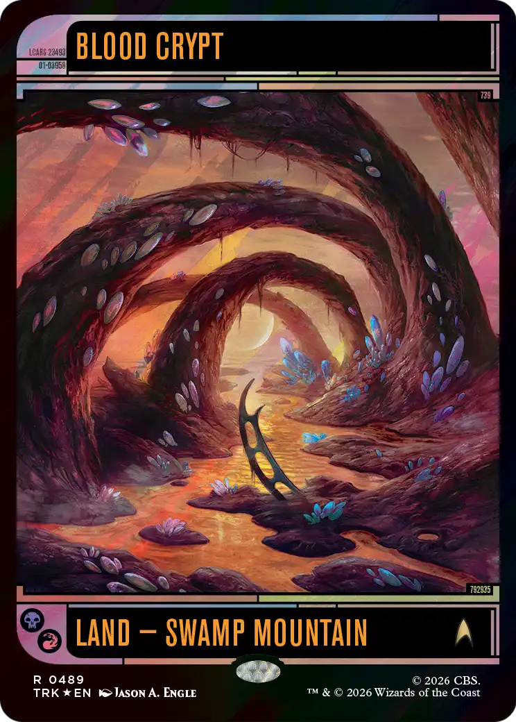 Blood Crypt (Surge Foil) [Star Trek] | Cards and Coasters CA