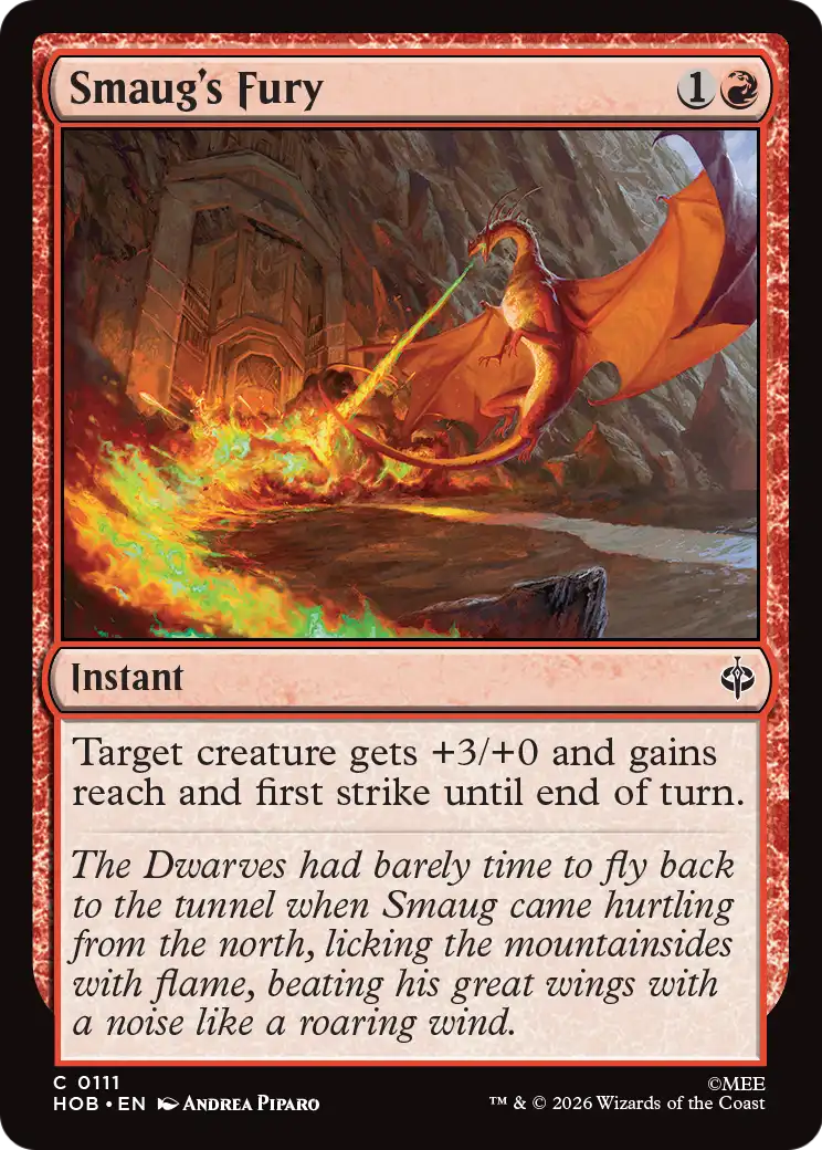 Smaug's Fury [The Hobbit] | Cards and Coasters CA