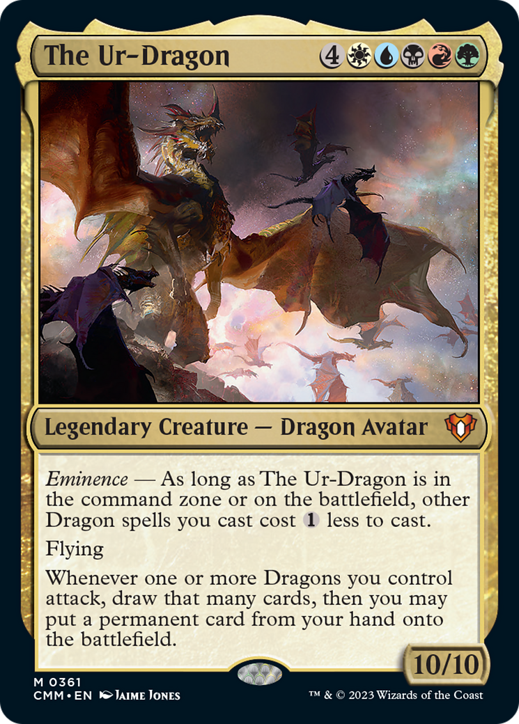 The Ur-Dragon [Commander Masters] | Cards and Coasters CA