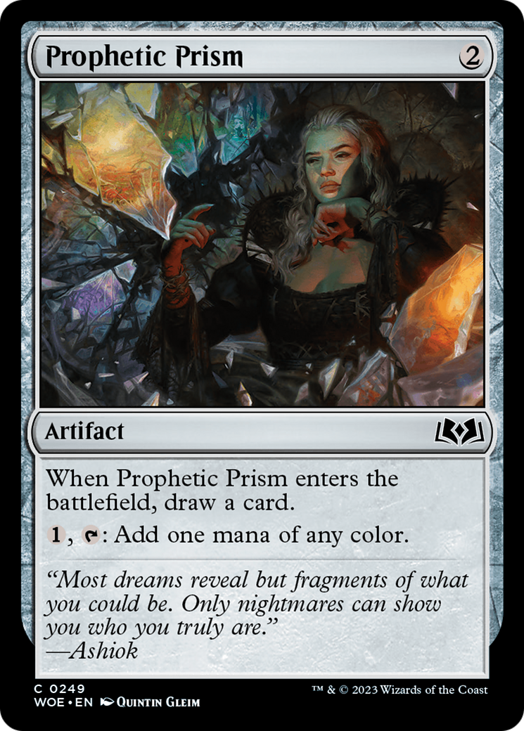 Prophetic Prism [Wilds of Eldraine] | Cards and Coasters CA