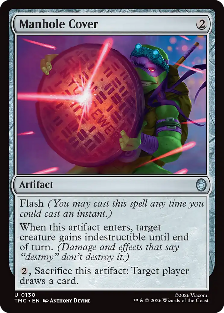 Manhole Cover [Teenage Mutant Ninja Turtles Commander] | Cards and Coasters CA