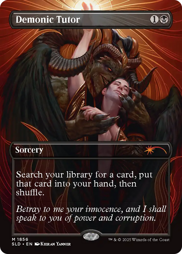 Demonic Tutor [Secret Lair Drop Series] | Cards and Coasters CA