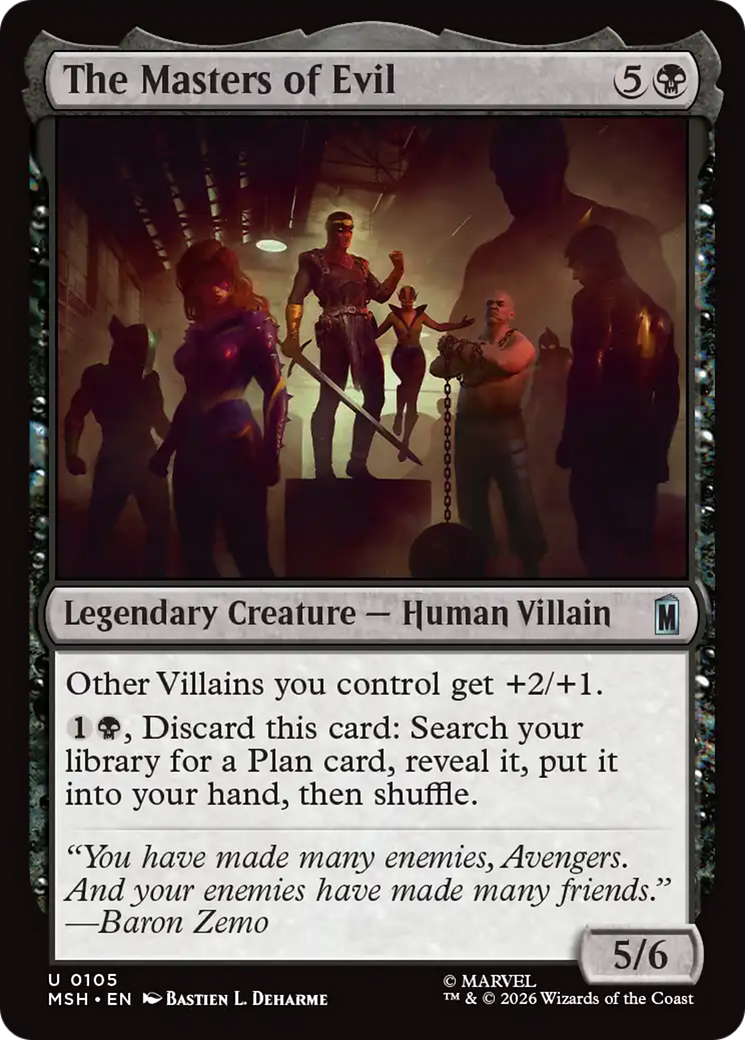 The Masters of Evil [Marvel Super Heroes] | Cards and Coasters CA