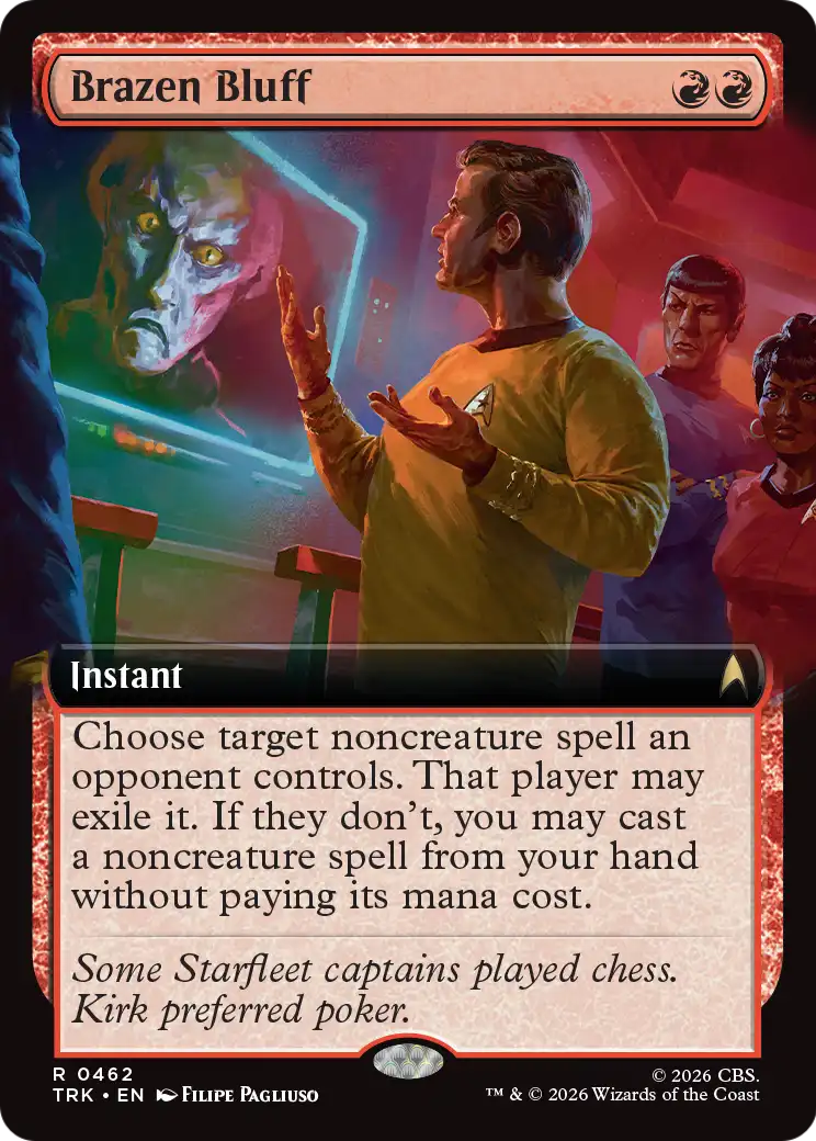 Brazen Bluff (Extended Art) [Star Trek] | Cards and Coasters CA