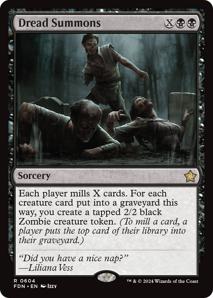 Dread Summons [Foundations] | Cards and Coasters CA