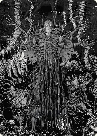 Nissa, Ascended Animist Art Card [Phyrexia: All Will Be One Art Series] | Cards and Coasters CA