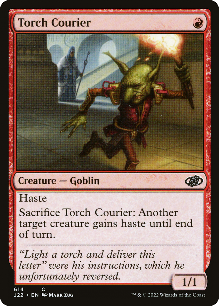 Torch Courier [Jumpstart 2022] | Cards and Coasters CA