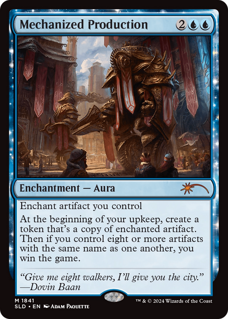 Mechanized Production [Secret Lair Drop Series] | Cards and Coasters CA